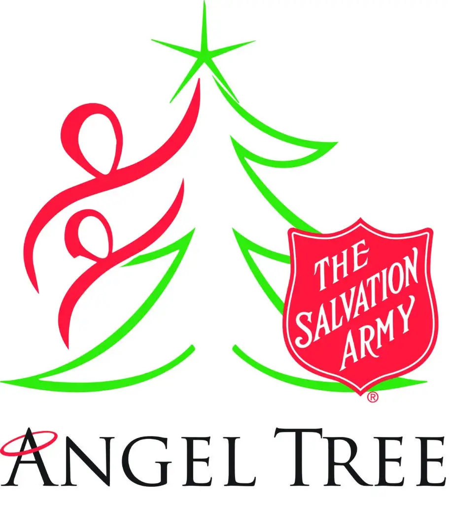 Angel Tree Salvation Army logo with stylized tree