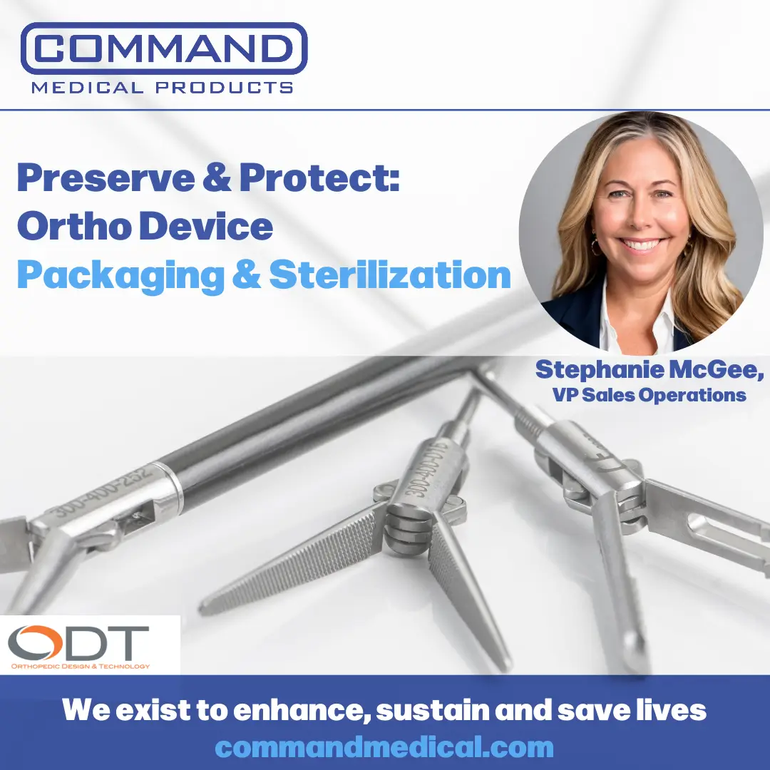Ortho surgical instruments and Stephanie McGee profile photo