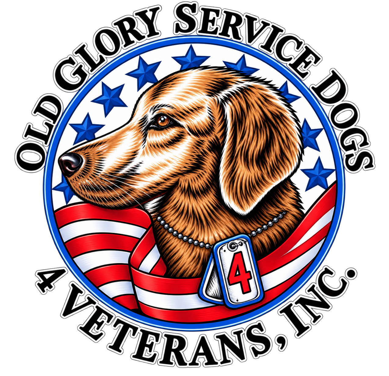 Old Glory Service Dogs Logo
